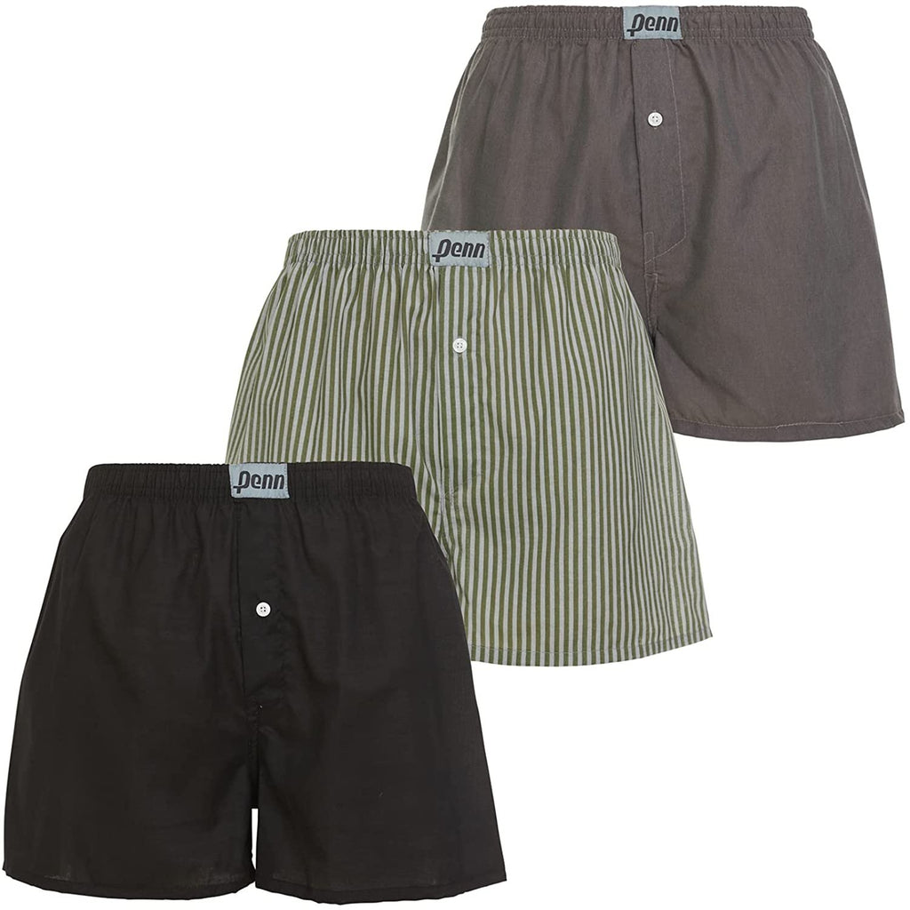 Penn Mens Performance Briefs, Boxer Briefs or Woven Boxers - 12-Pack Athletic Fit Breathable Tagless Underwear