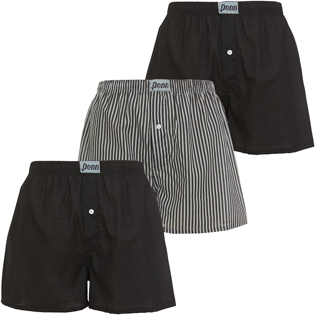 Penn Mens Performance Briefs, Boxer Briefs or Woven Boxers - 12-Pack Athletic Fit Breathable Tagless Underwear