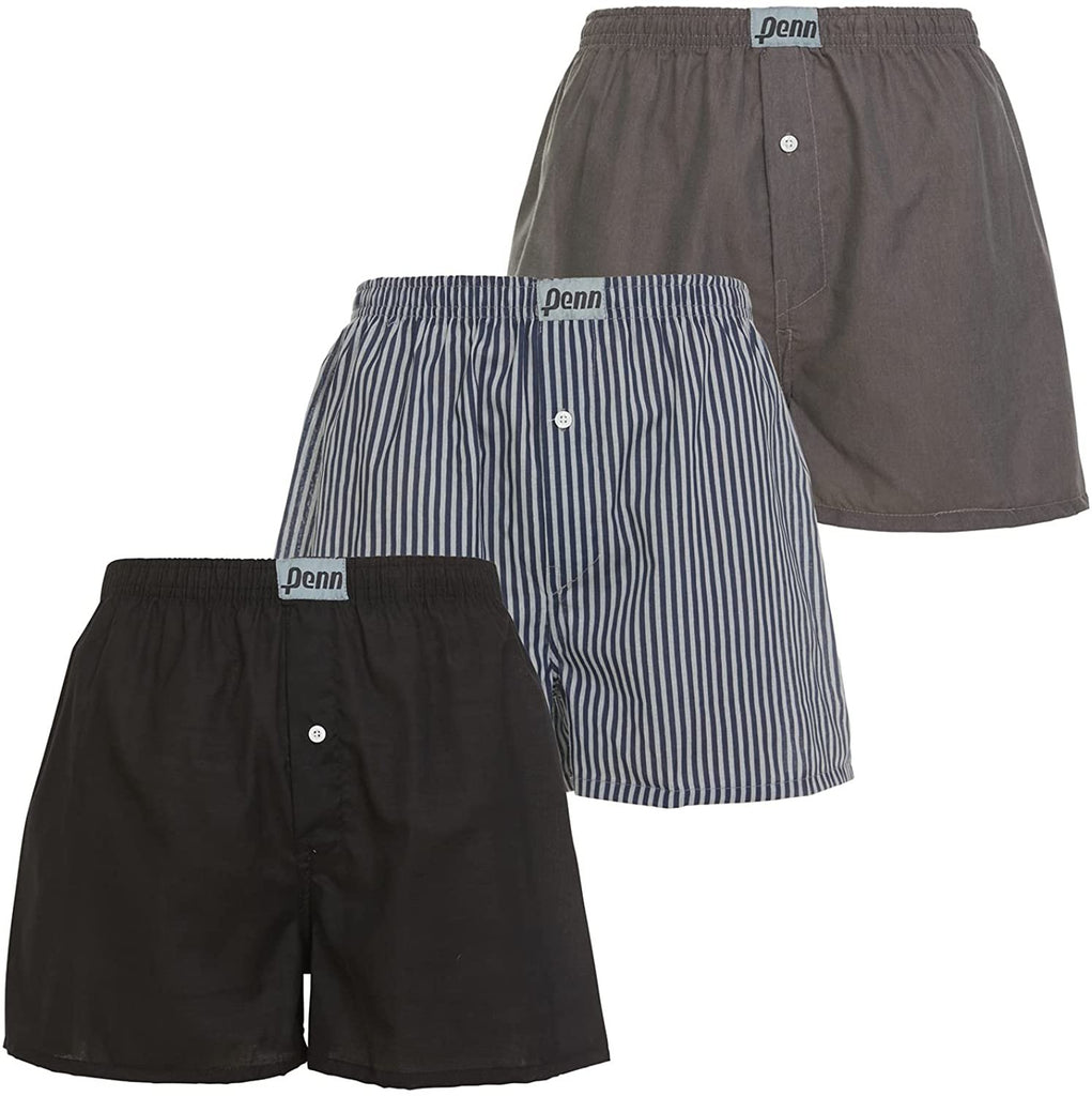 Penn Mens Performance Briefs, Boxer Briefs or Woven Boxers - 12-Pack Athletic Fit Breathable Tagless Underwear