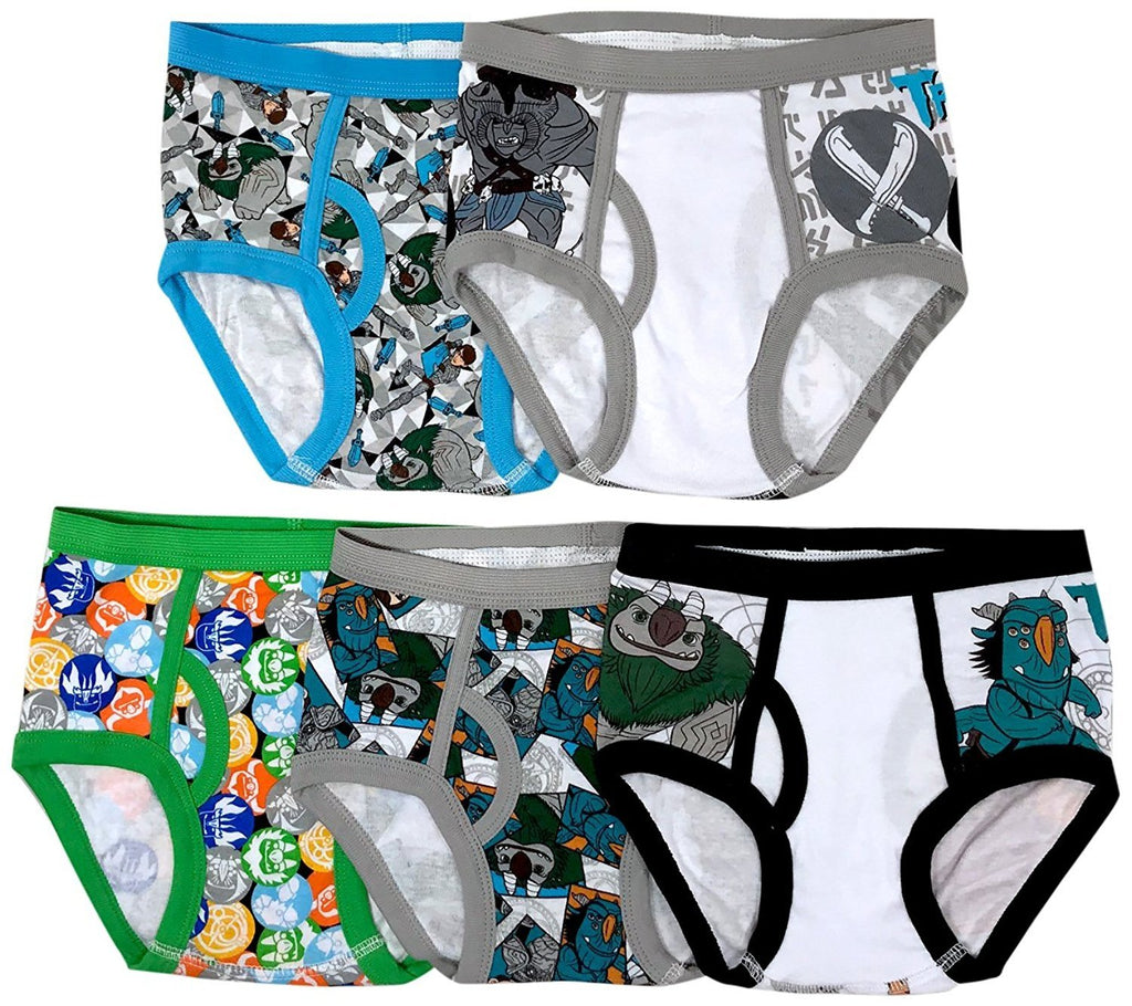 Universal Boys' 5-Pack Troll Hunters Brief Underwear