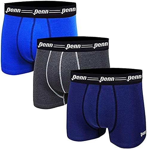 Penn Mens Performance Briefs, Boxer Briefs or Woven Boxers - 12-Pack Athletic Fit Breathable Tagless Underwear