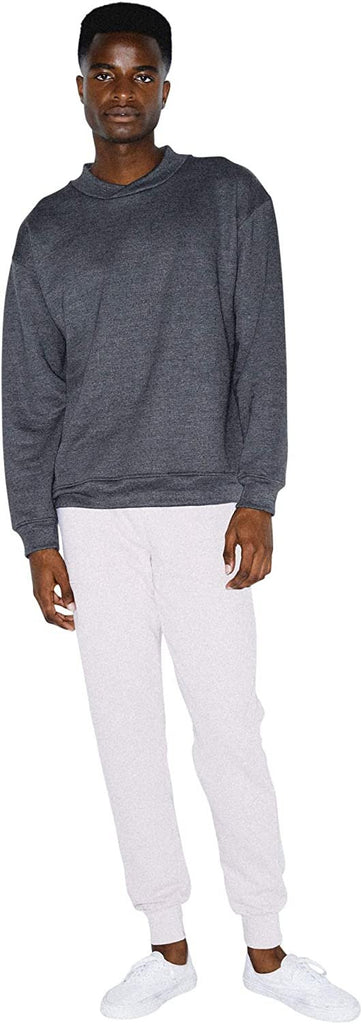 American Apparel Men's Flex Fleece Crossneck Long Sleeve Pullover