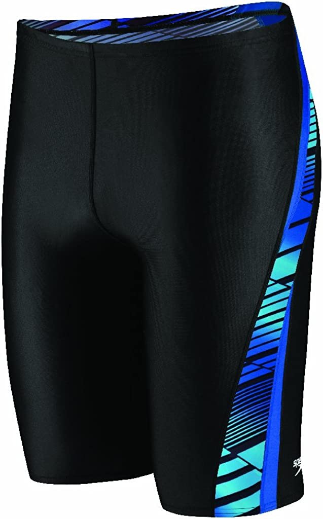 Speedo Variegated Lanes PowerPLUS Jammer,Blue (004),22