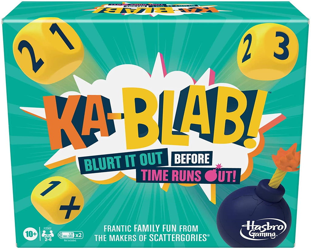 Ka-Blab! Family Game for Kids and Adults, Party Board Games, from The Makers of Party Games Like Scattergories, 2-6 Players, Ages 10+