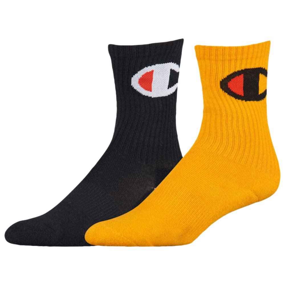 Champion Little & Big Boys 2-Pk. Logo Crew Socks