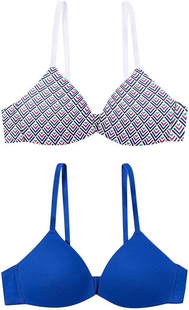 Hanes Girl's 2-Pack Molded Wirefree Bra