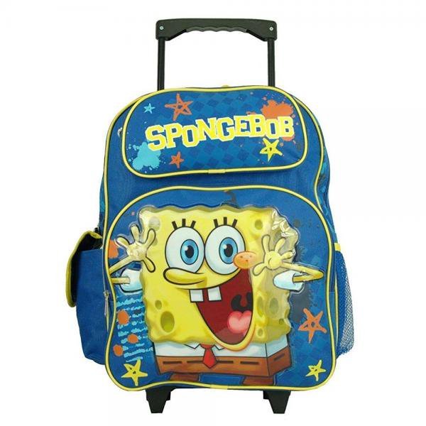Spongebob Squarepants Large Rolling Backpack