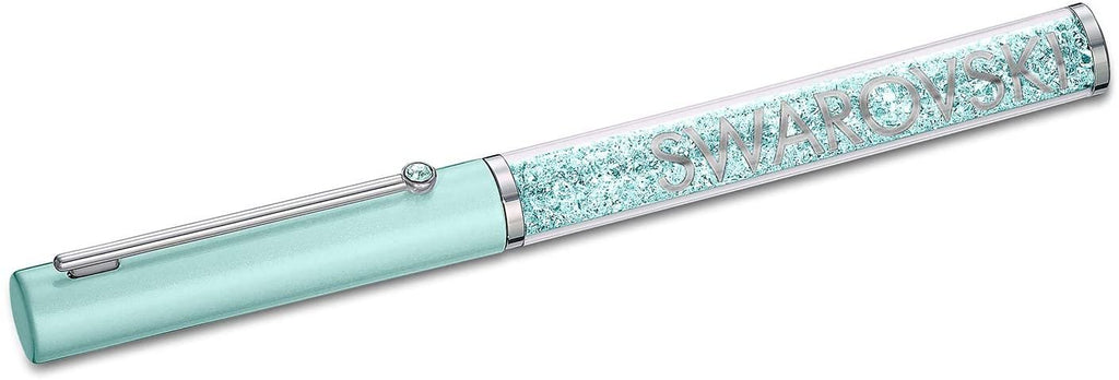SWAROVSKI Crystalline Gloss Ballpoint Pen Green Chrome Plated