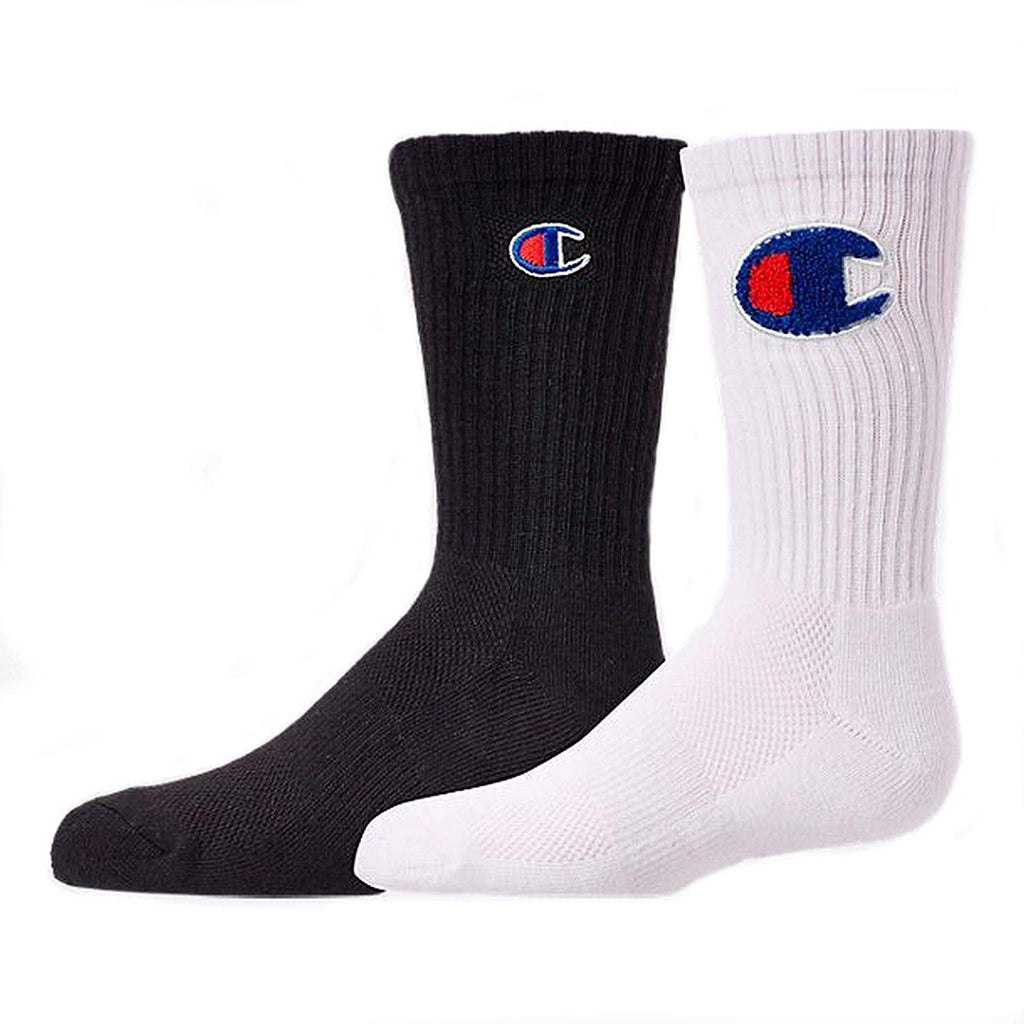 Champion Little & Big Boys 2-Pk. Logo Crew Socks