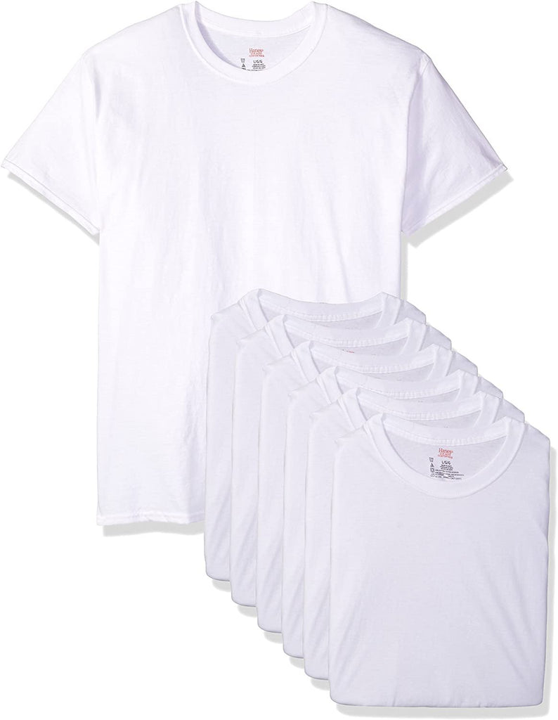 Hanes Men's Classics 6 Pack Crew Neck Tee