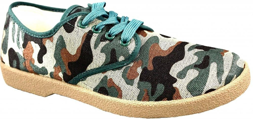 Zig Zag Mens Green Camouflage Oxford 9 M US