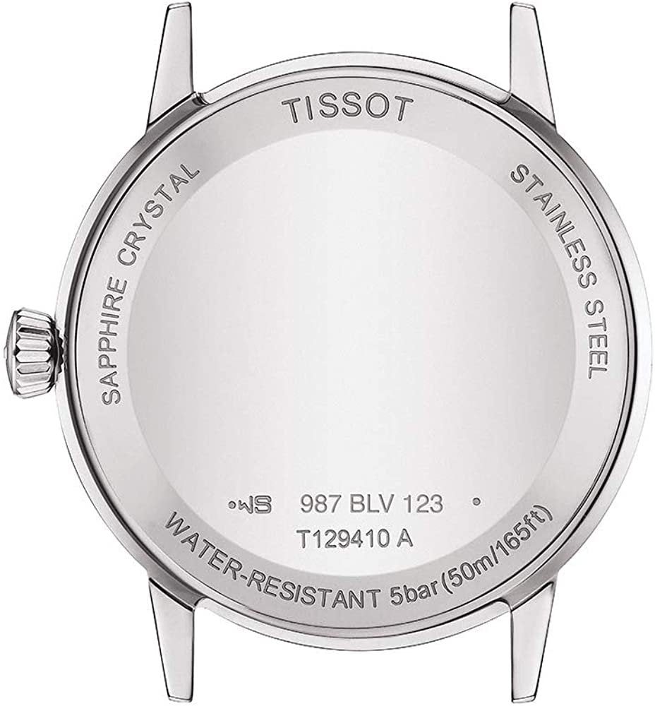 Tissot mens Classic Dream Stainless Steel Dress Watch Grey T1294101101300