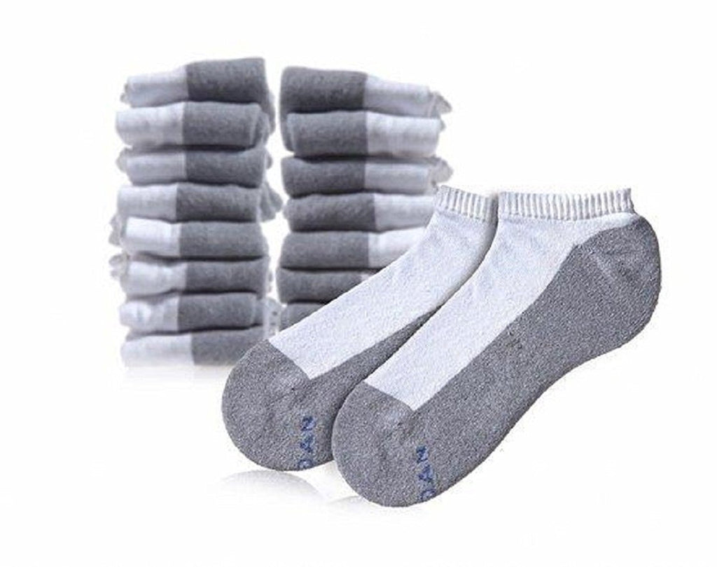 GILDAN MEN NO SHOW SOCKS 16 PAIRS (SHOE SIZE (6-12))