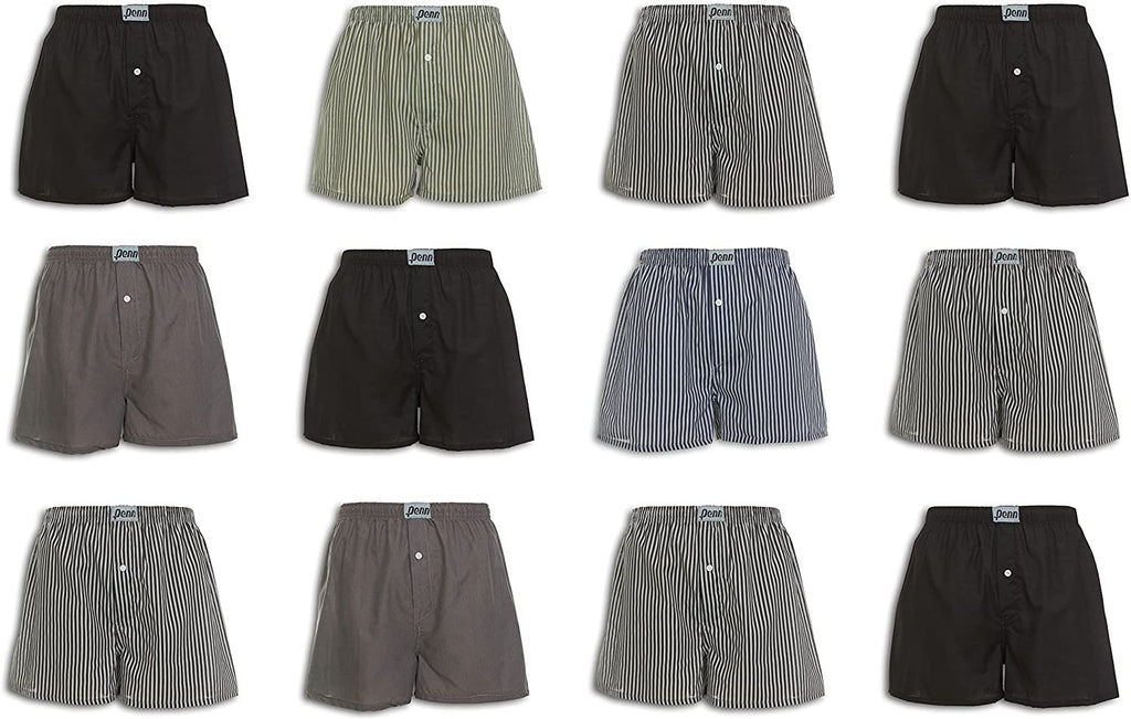 Penn Mens Performance Briefs, Boxer Briefs or Woven Boxers - 12-Pack Athletic Fit Breathable Tagless Underwear