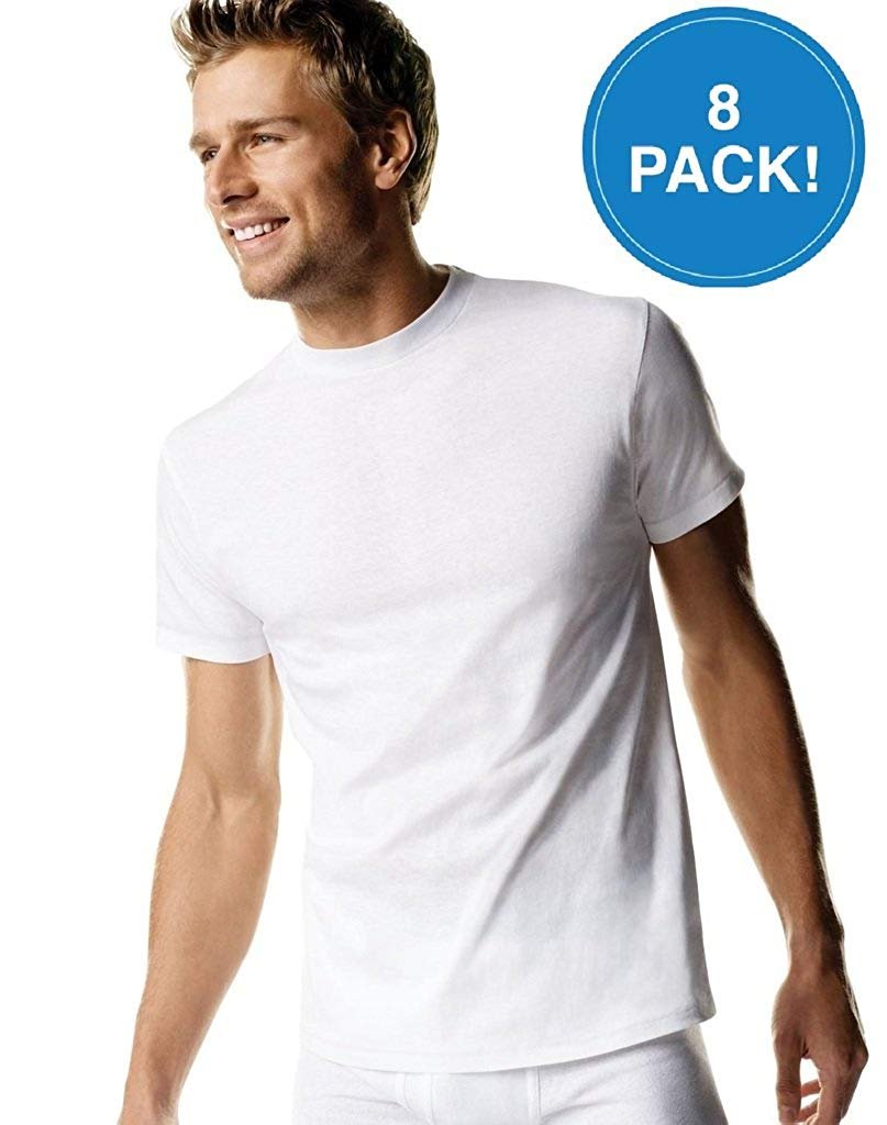 Fruit of the Loom Men's Softer Crew T-shirt(Pack of 8)
