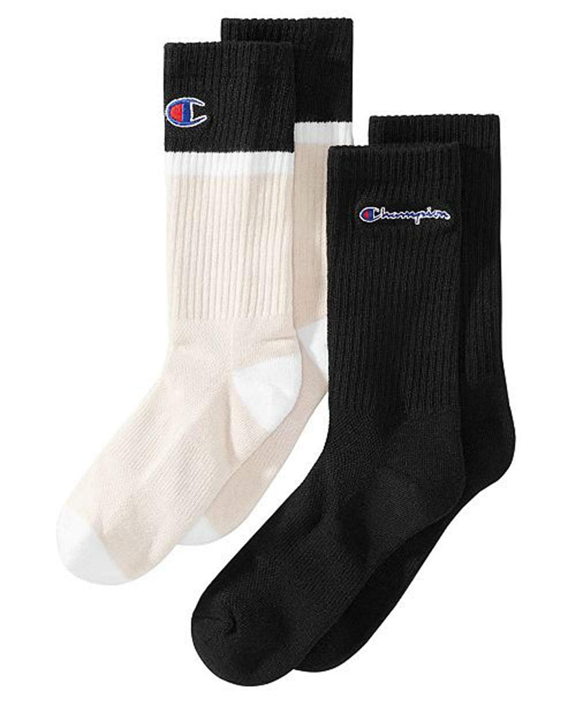 Champion Little & Big Boys 2-Pk. Logo Crew Socks
