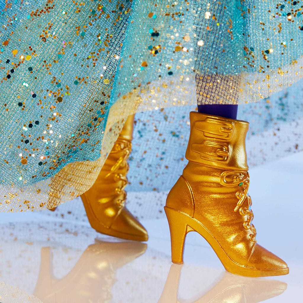 Disney Princess Style Series Jasmine Fashion Doll, Contemporary Style Full-Length Dress, Earrings, Purse, and Shoes, Toy for Girls 6 and Up