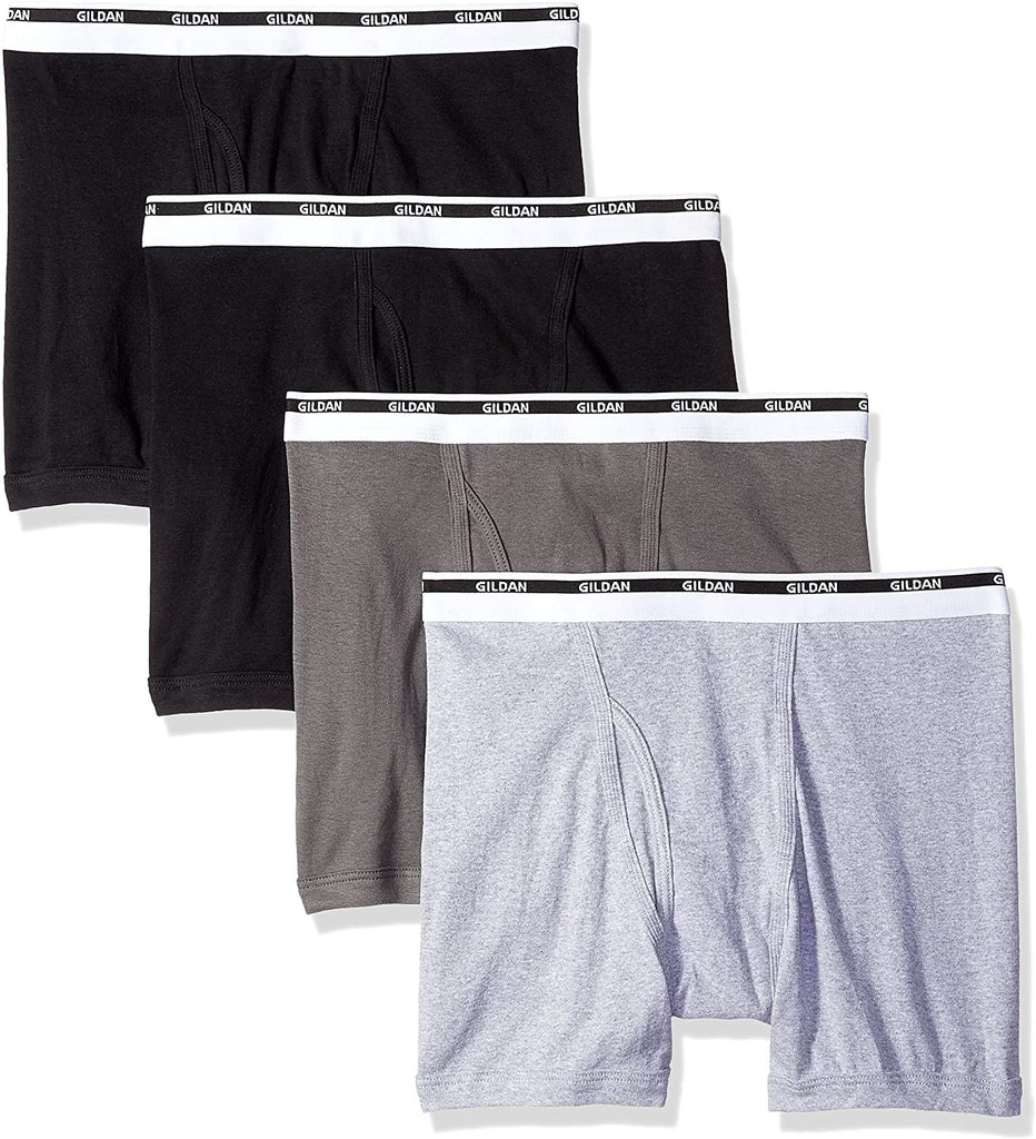 Gildan Men's 4-Pack Boxer Brief