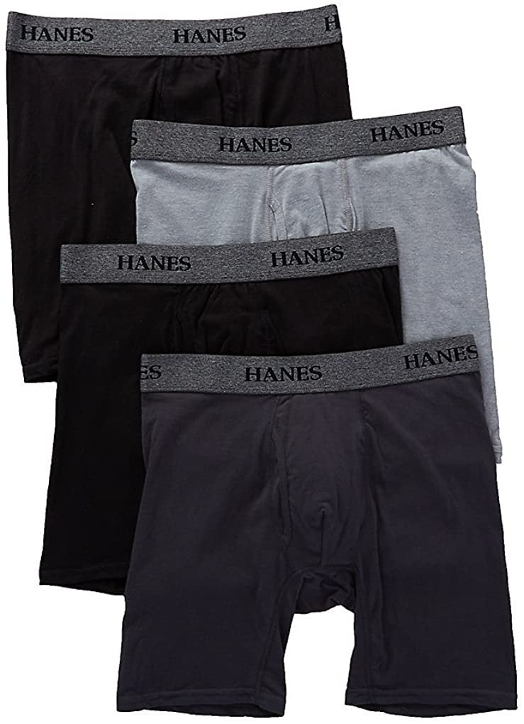 Hanes Men's Platinum Stretch Boxer Briefs - 4 Pack YTBBB4