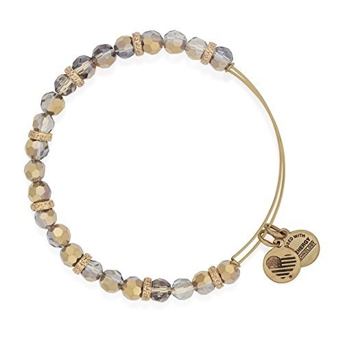Gentle Citrine Gleam Beaded Bangle A15EB88RG