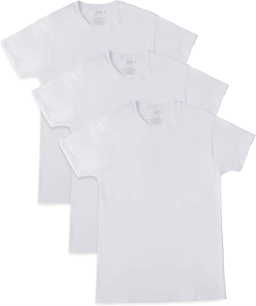 Fruit of the Loom Men's Breathable Undershirts (Regular and Big & Tall)