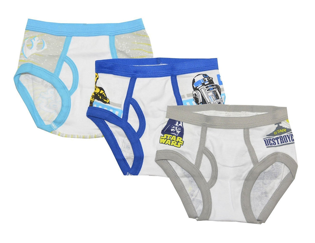 Star Wars Toddler Boys' 3 Pack Briefs