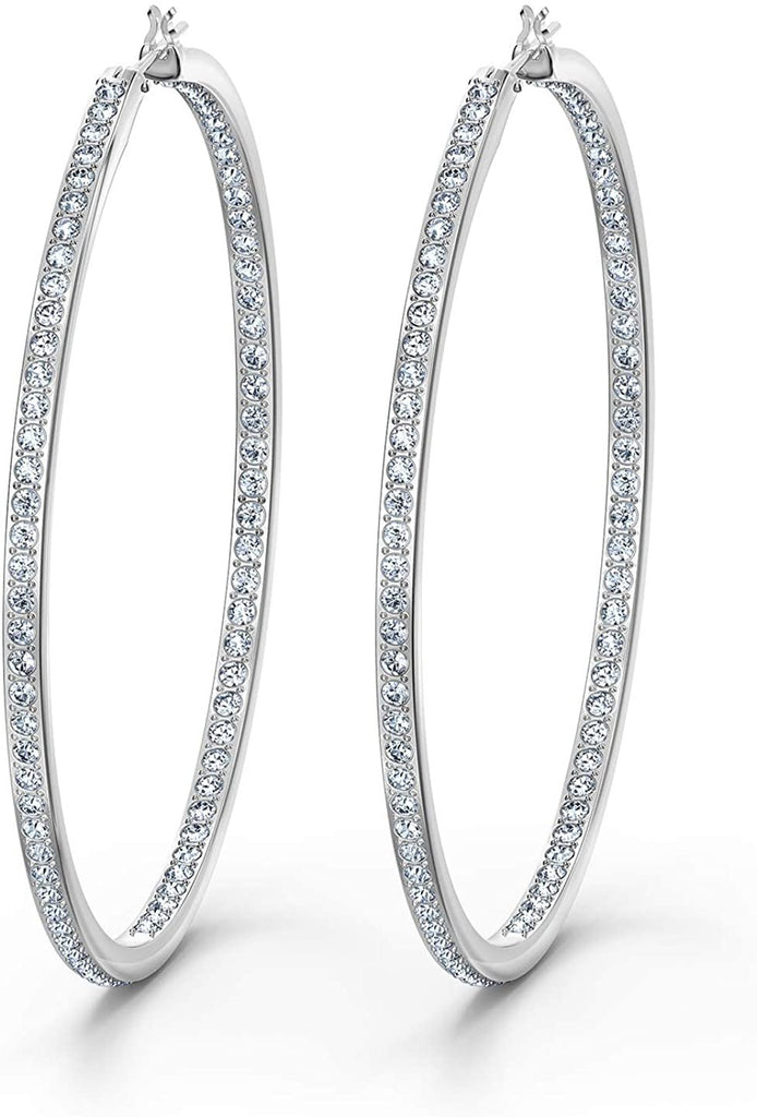 Swarovski Rare Hoop Pierced Earrings