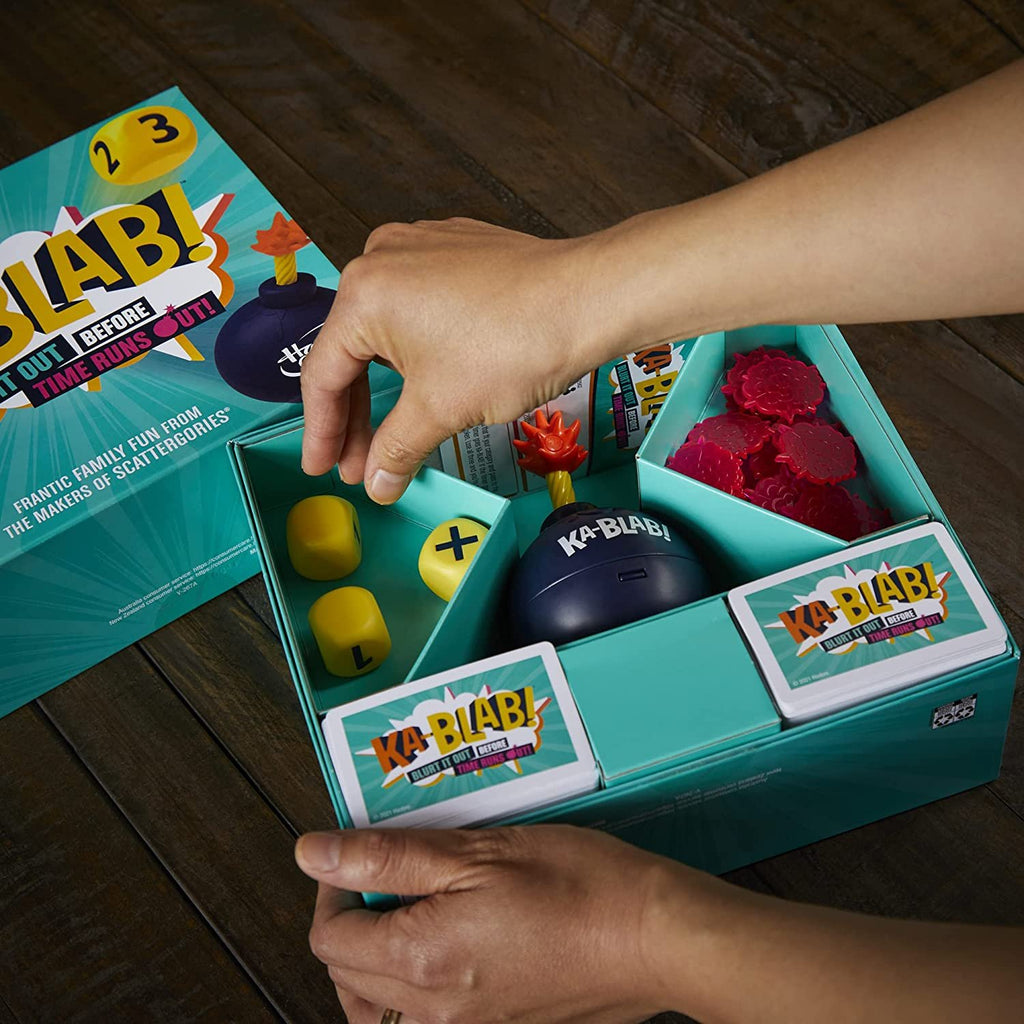 Ka-Blab! Family Game for Kids and Adults, Party Board Games, from The Makers of Party Games Like Scattergories, 2-6 Players, Ages 10+