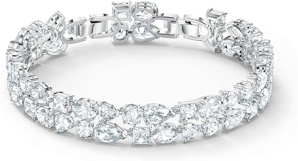 SWAROVSKI Tennis Deluxe Mixed Bracelet Silver One Size