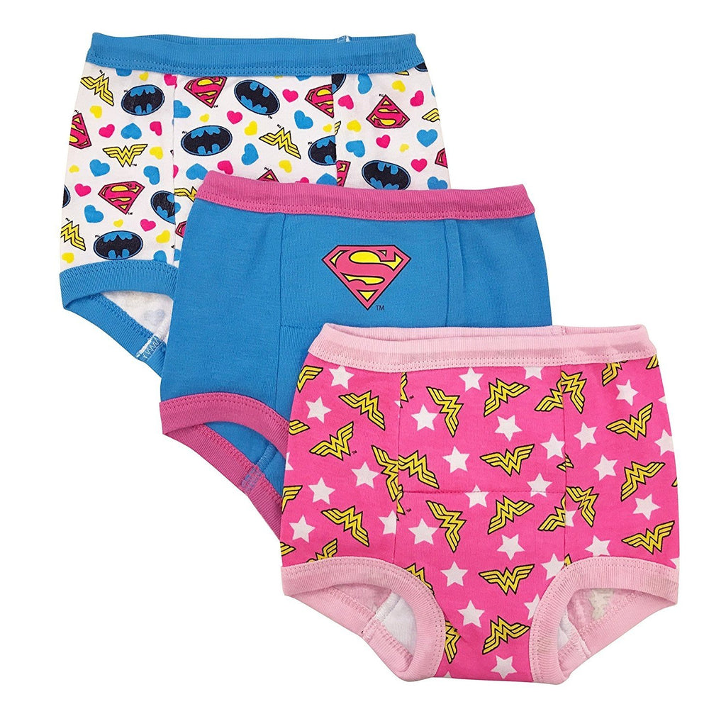 DC Comics Toddler Justice League Girl 3 Pack Training Pant