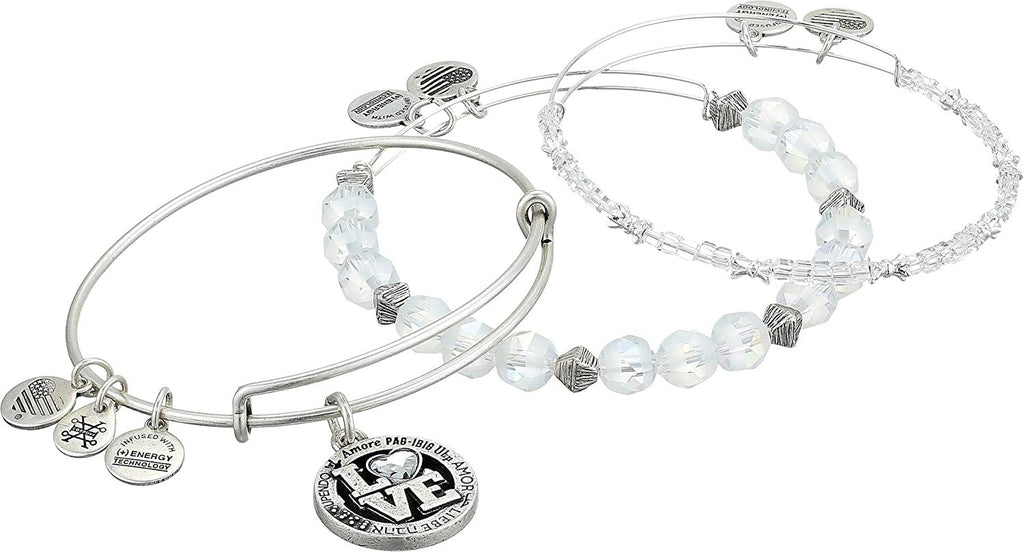 Alex and Ani Love Language Bracelet Set of 3