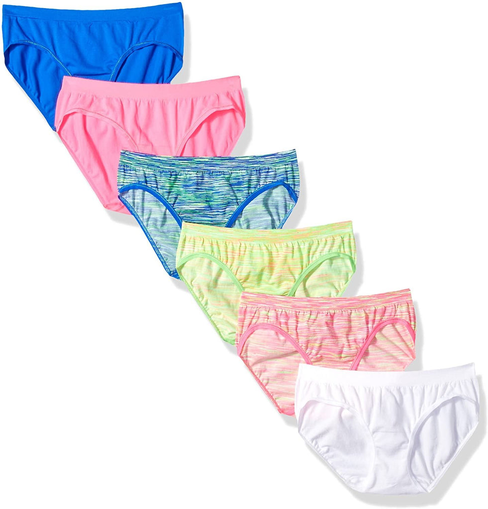 Fruit of the Loom Girls' Seamless Underwear Multipack