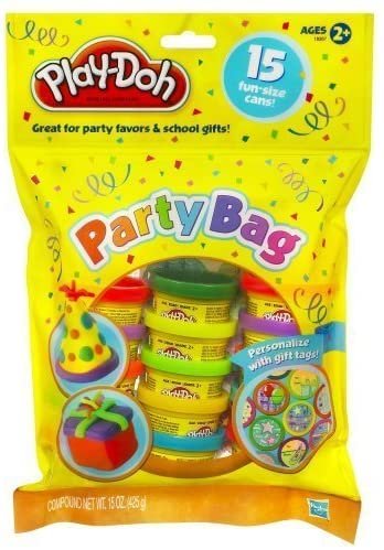 Play-Doh Party Bag 15 1oz Canisters of Dough (Pack of 2: 30 Canisters / 30oz Total)