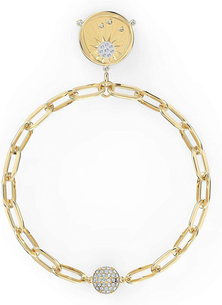 Swarovski The Elements Sun Bracelet White Gold Plated - Large