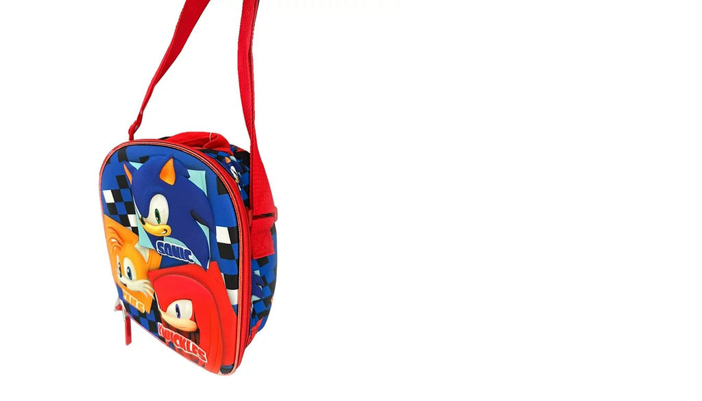 Sonic With Knuckles, Tails 3D Molded Lunch Bag