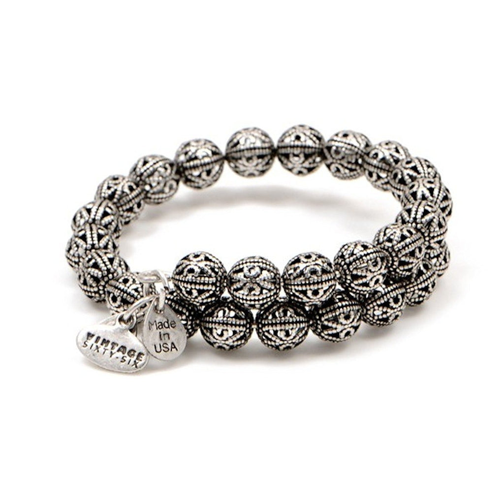 Alex and Ani Kingston Wrap Russian Silver, VW176RS