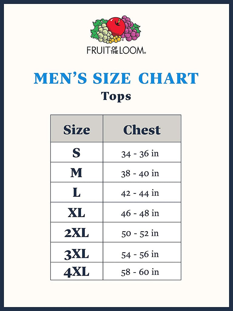 Fruit of the Loom Men's Breathable Undershirts (Regular and Big & Tall)