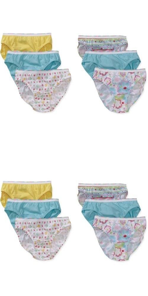 NEW Hanes 6 or 12 Pack Girls Cotton Underwear-Bikinis-Size 16