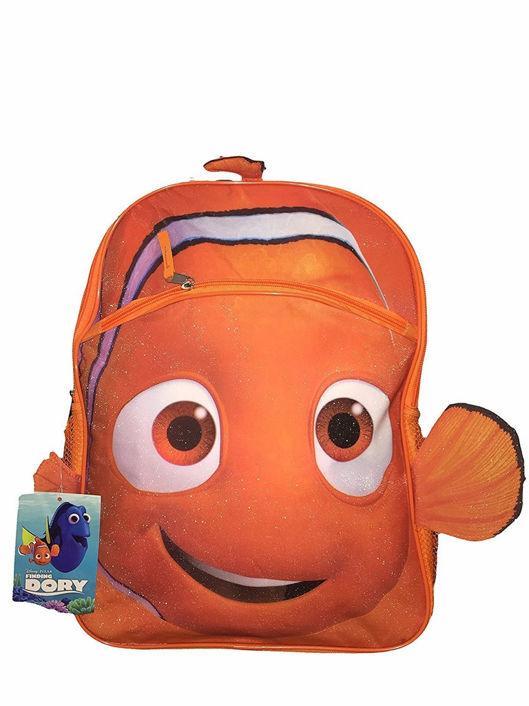 Finding Dory Nemo Face 16" Backpack with Fins