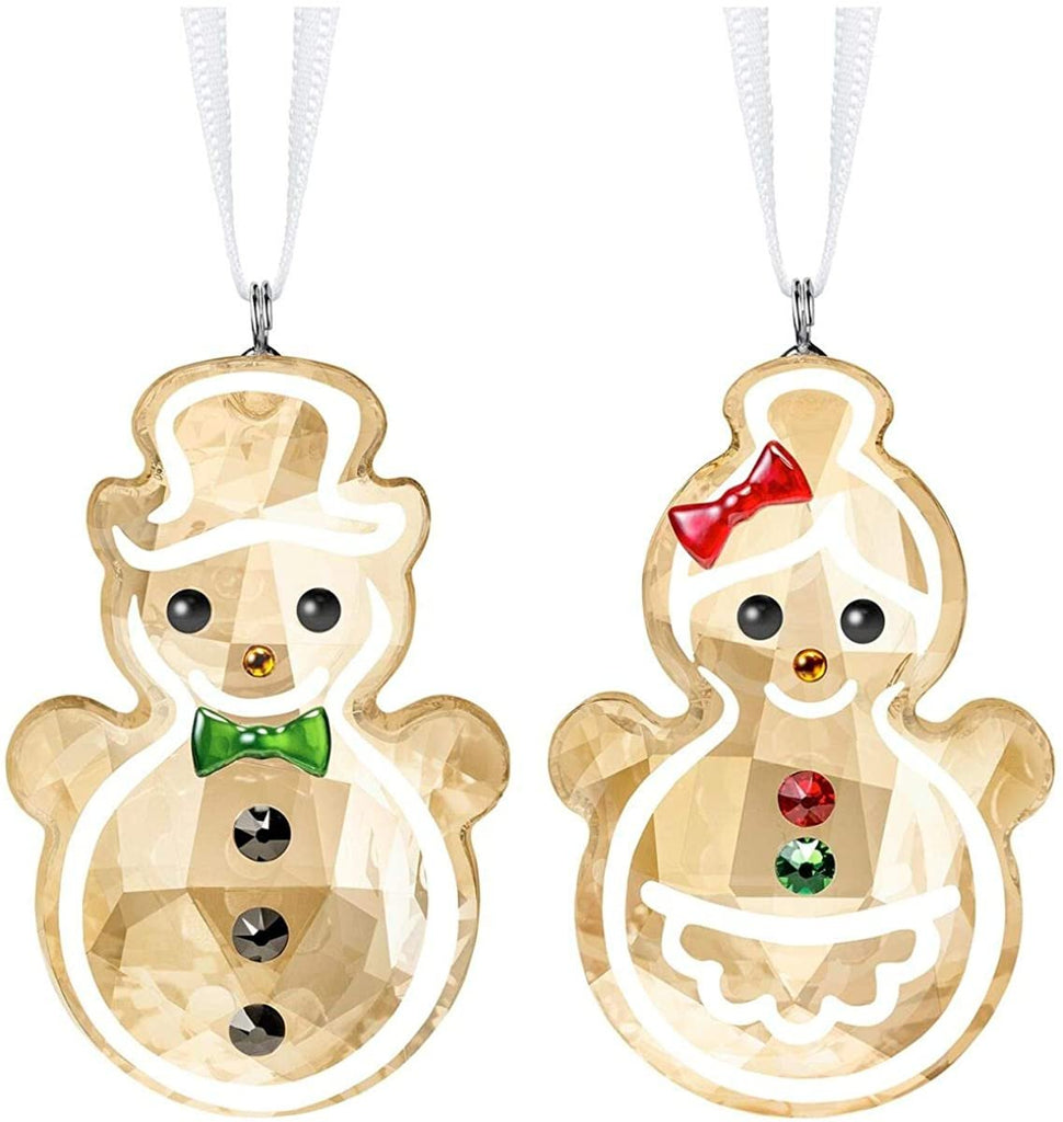 Swarovski Crystal Gingerbread Couple Ornament