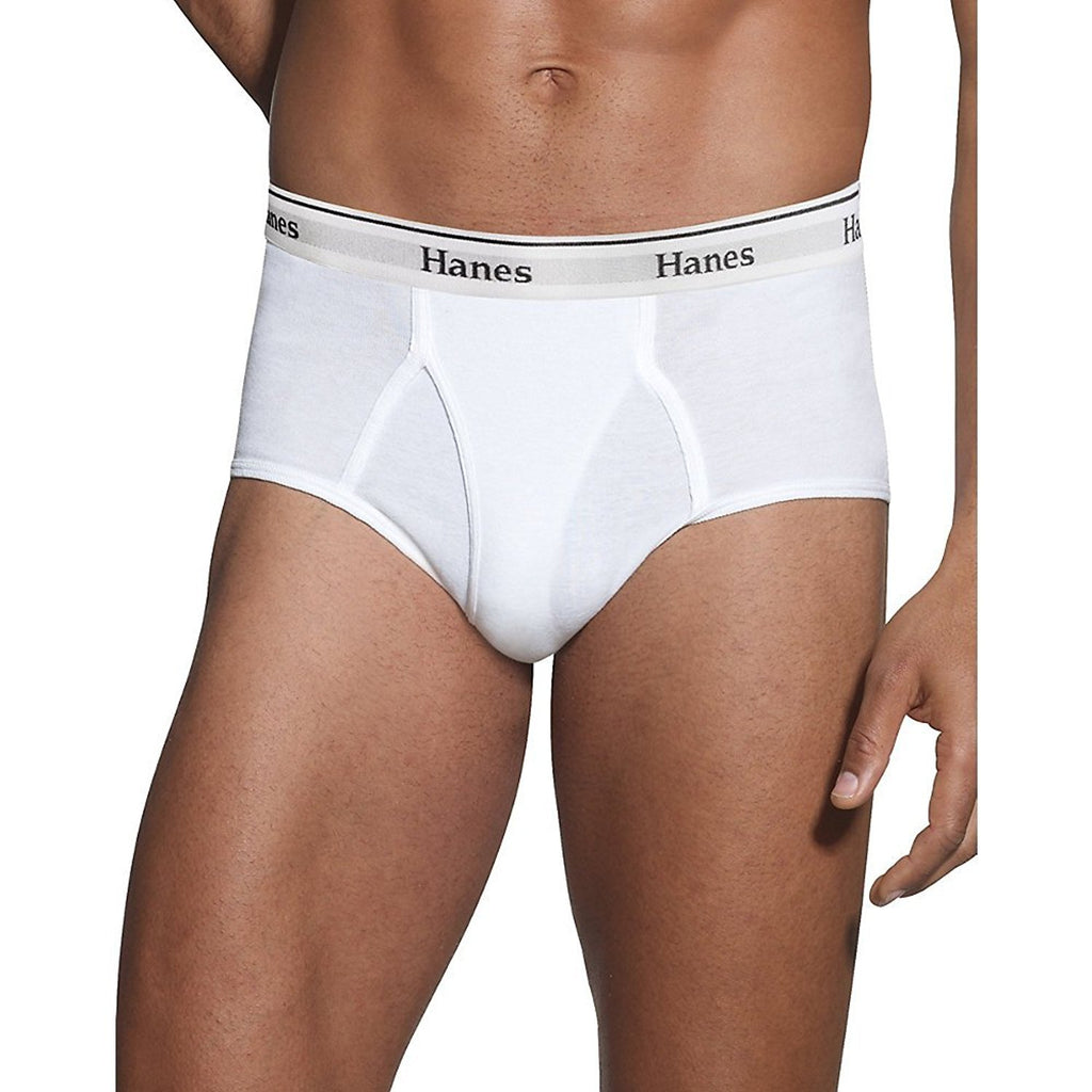 Hanes Men's Big & Tall White 3-Pack Big Man Classics Briefs XXL