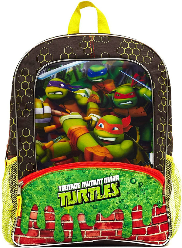 Teenage Mutant Ninja Turtles Lenticular Green Slime 16" Backpack ...