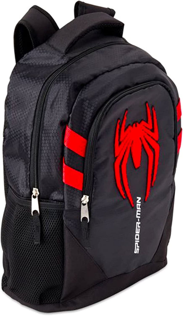 Spider-Man Backpack for Men Bundle - 18" Marvel Spider-Man Backpack with 2 Compartments, Padded Shoulder Straps, and Side Pockets | Spider-Man Backpack Adult