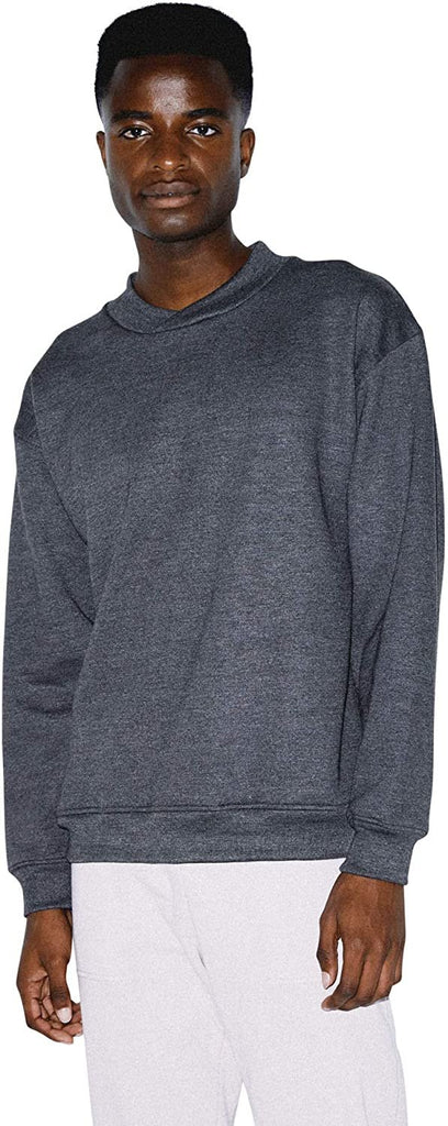 American Apparel Men's Flex Fleece Crossneck Long Sleeve Pullover