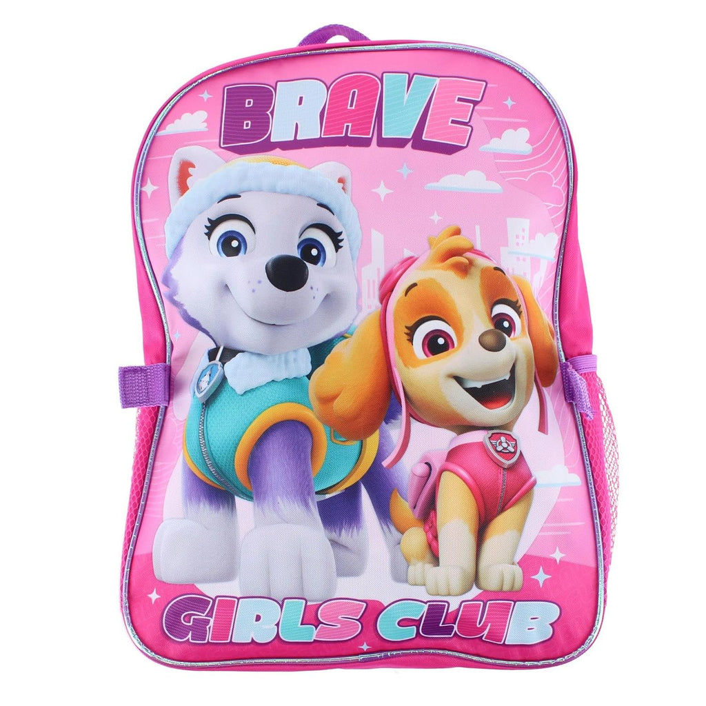 Nickelodeon Girl Paw Patrol 16" Backpack With Detachable Matching Lunch Box