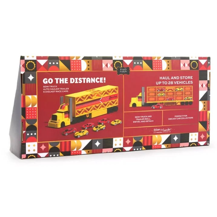 FAO Schwarz Ultimate Truck Collection with Six Cars