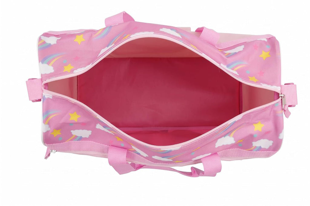 Disney Kids Duffle Bag 16.5" – Travel & Sports Bag with Zipper Pocket, Mesh Side Pockets & Shoulder Strap