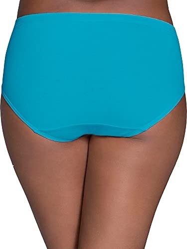 Fruit of the Loom Women's Underwear Breathable Panties (Regular & Plus Size), Hipster - Cotton Mesh - 8 Pack, 5