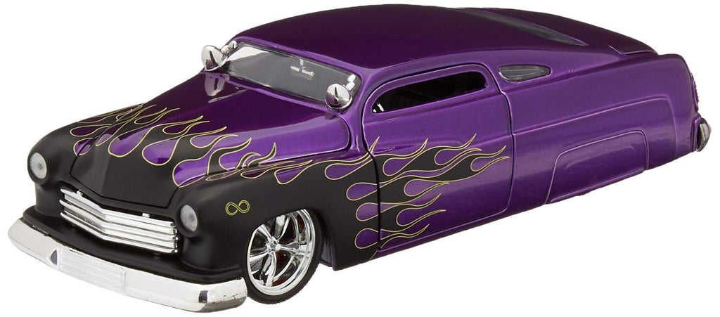 Jada Toys Bigtime Muscle 1:24 1951 Mercury Coupe Die-cast Car Metallic Purple, Toys for Kids and Adults