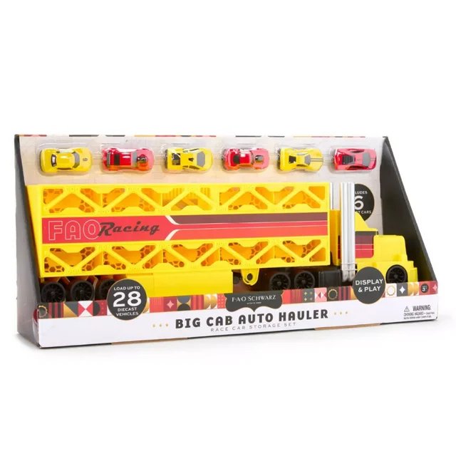 FAO Schwarz Ultimate Truck Collection with Six Cars